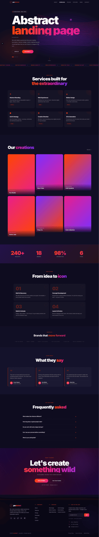 Modern Premium theme preview